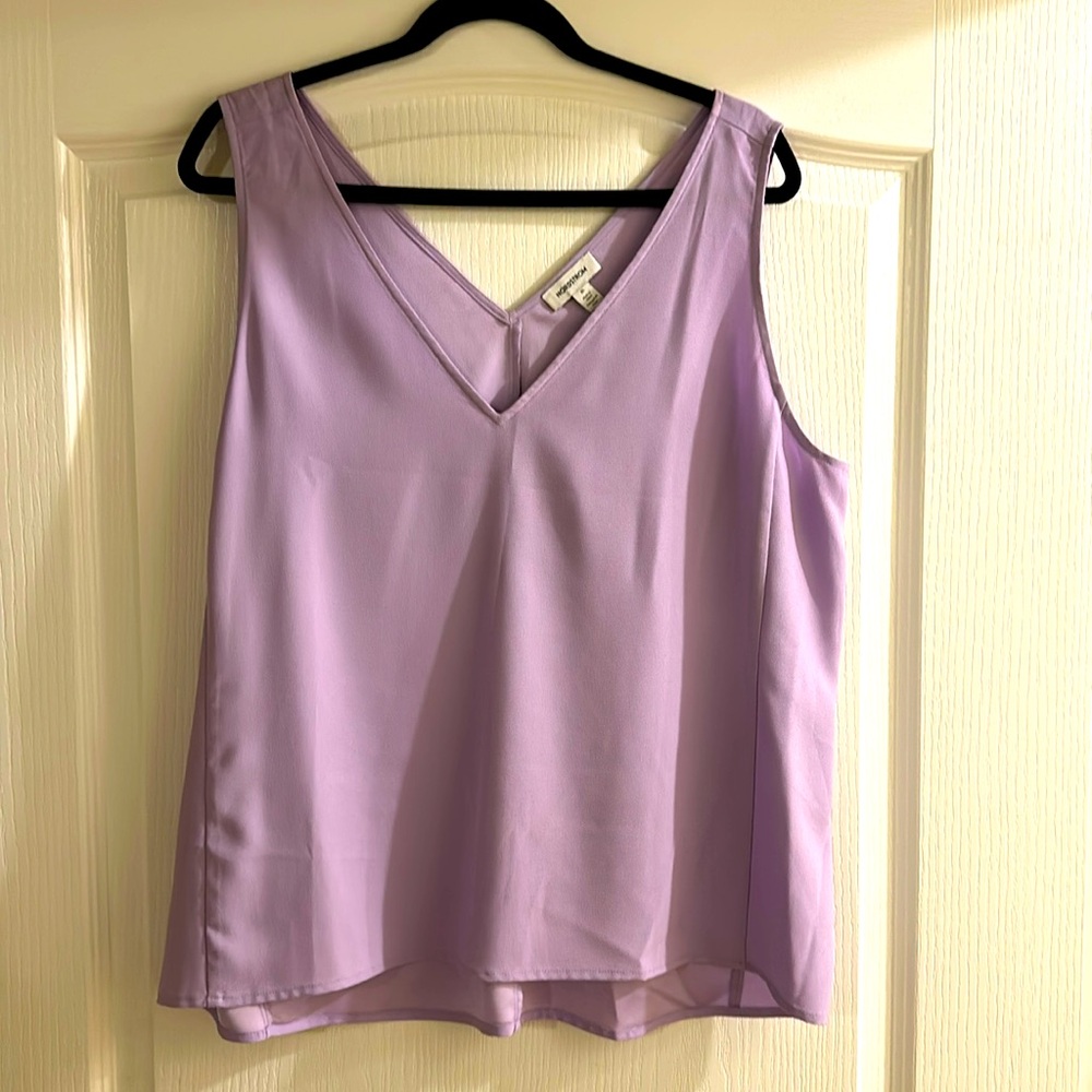 Lavender blouse from Nordstrom. Worn once.